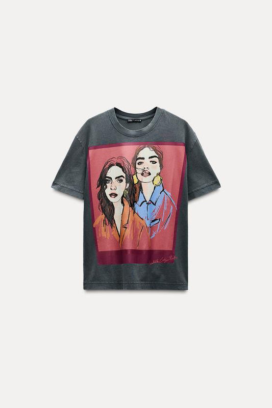 CAMISETA ESTAMPACIÓN CHICA
