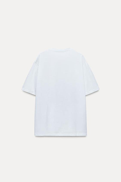 CAMISETA METALIZADA OVERSIZE