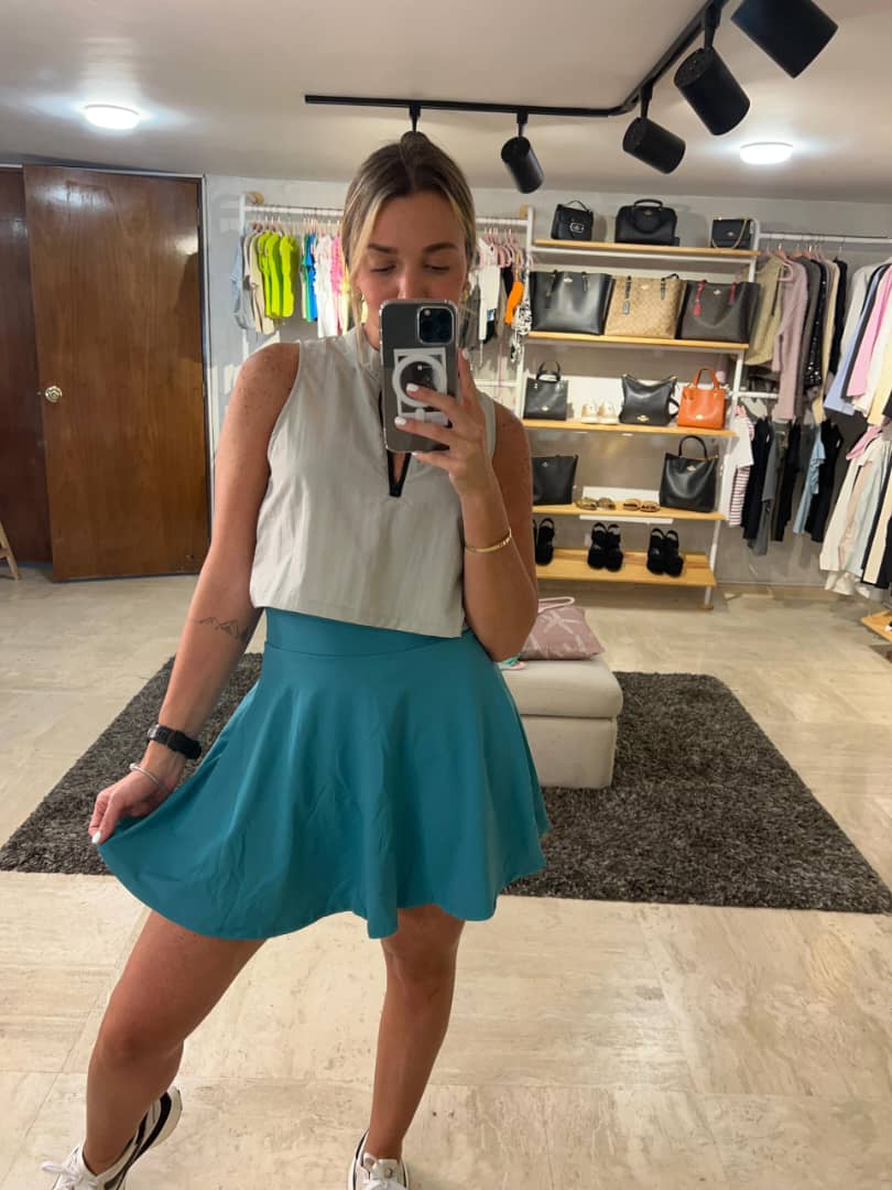 Falda Short Verde Menta FABLETICS