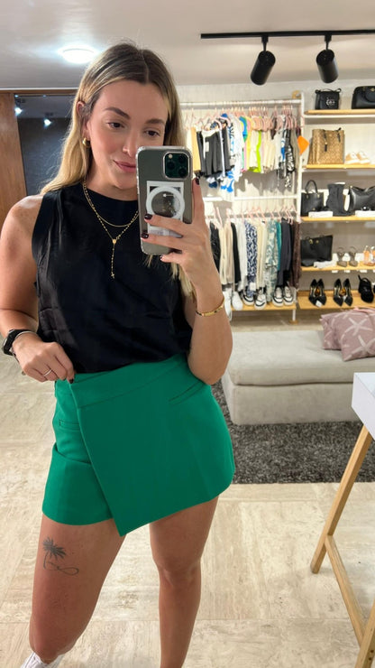 Falda Short Verde